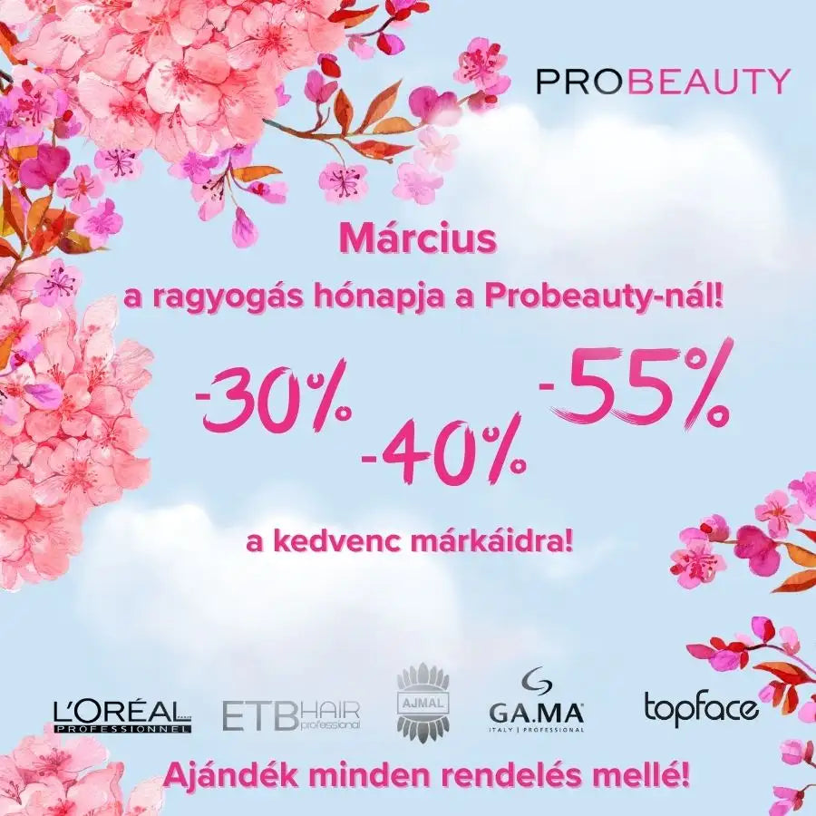 Rózsaszín cseresznyevirág virágminta lágy aquarell textúrával és finom rózsaszín szirmokkal világoskék égbolt háttér előtt.