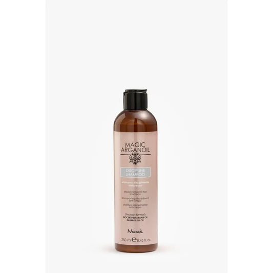Șampon Anti-Frizz pentru Păr Rebel cu Formulă Disciplinantă și Curățare Delicată Nook Magic ArganOil Discipline - 250