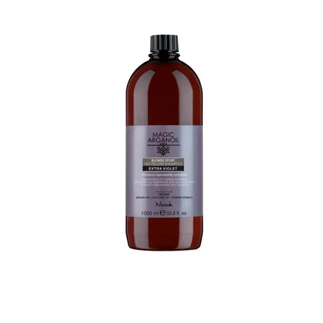 Șampon Extra Violet pentru Neutralizarea Reflexiilor Galbene Ideal pentru Părul Blond Nook Magic Arganoil Blonde Story