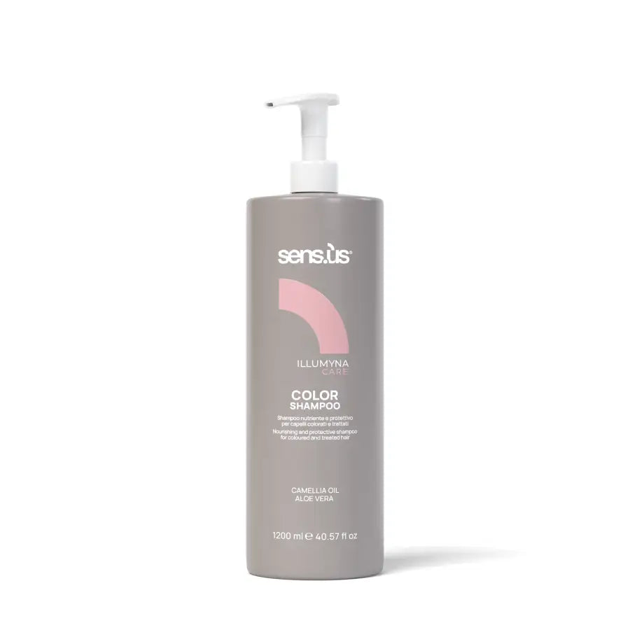 Șampon Hrănitor și Protector Sensus Illumyna Color pentru Păr Vopsit și Tratat Chimic - 1200ml - Păr