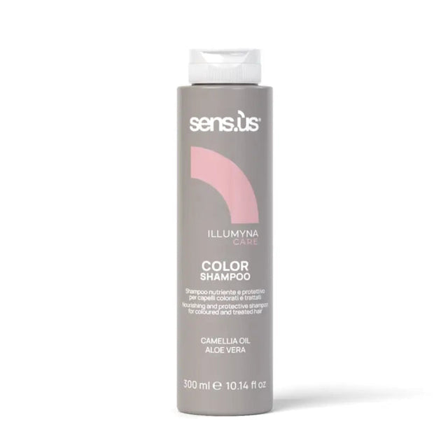 Șampon Hrănitor și Protector Sensus Illumyna Color pentru Păr Vopsit și Tratat Chimic - 300ml - Păr