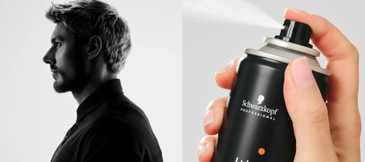 Fixare puternică și styling de durată cu Schwarzkopf Professional – spray de păr pentru bărbați moderni








