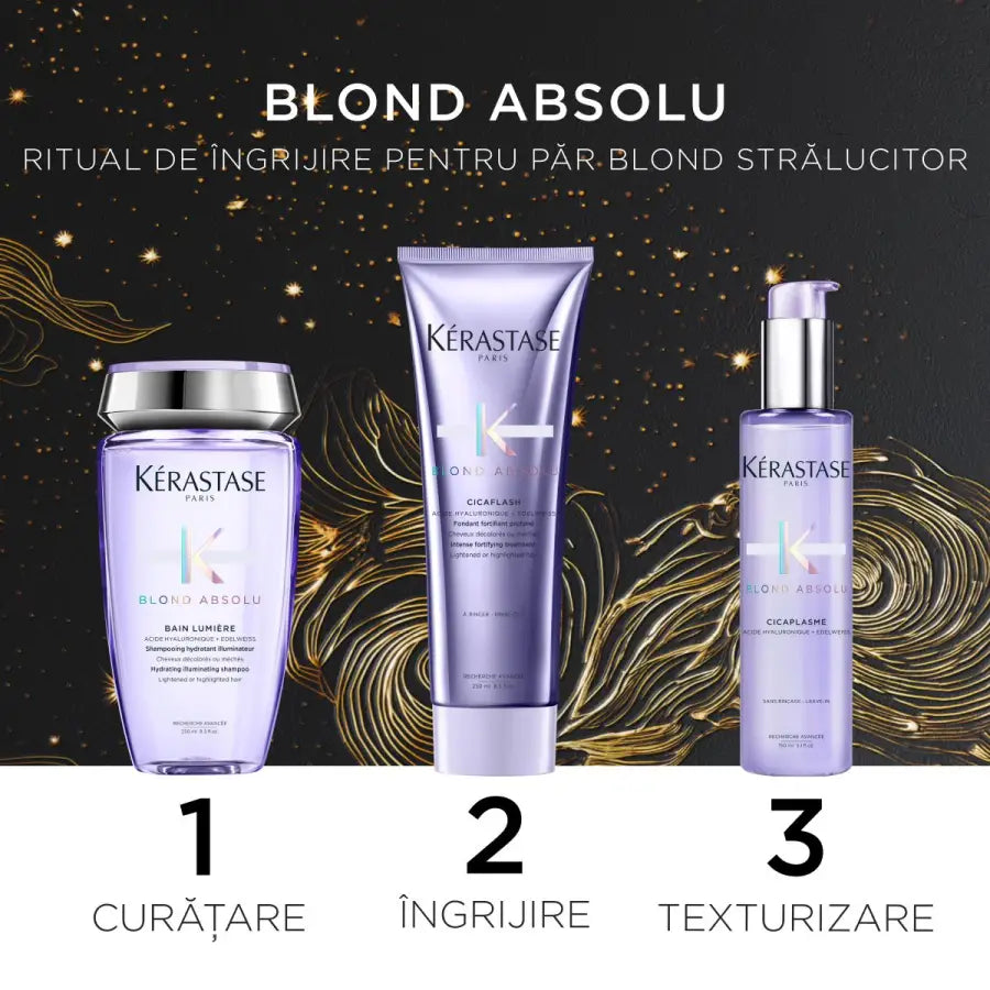 Kérastase Blond Absolu Fondant Holiday szett sampon, hajbalzsam és szérum