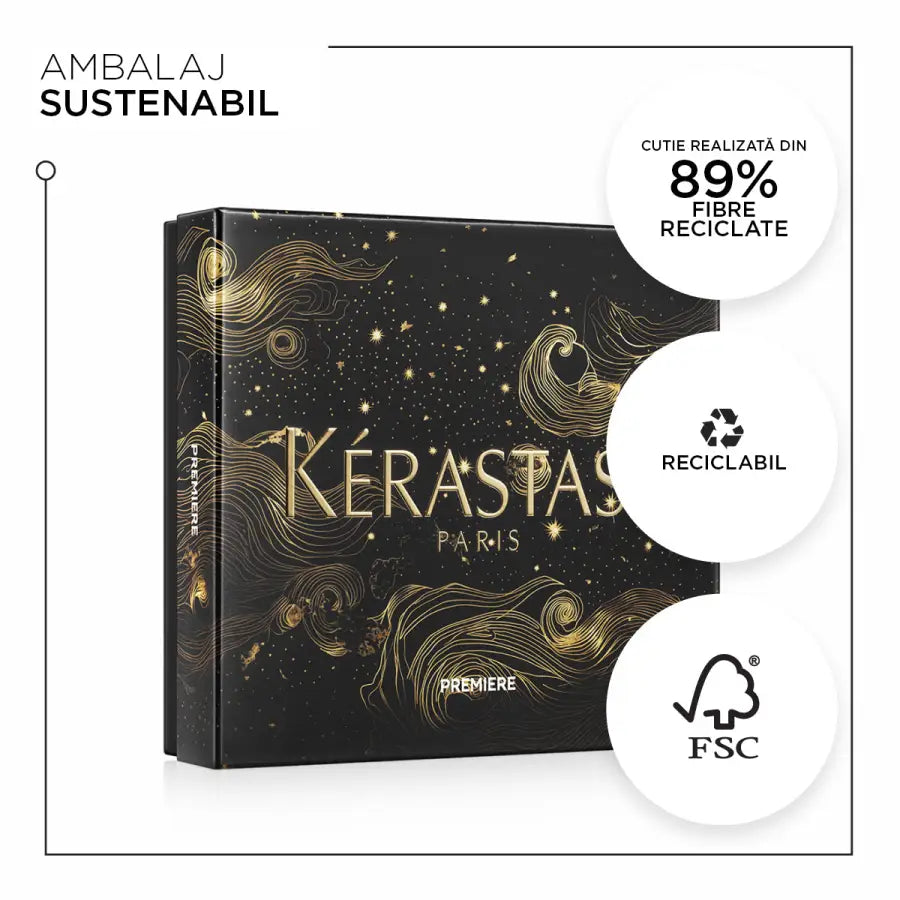 Kérastase Première Set Holidays 2024 samponozás előtti kezelés, sampon és hajbalzsam