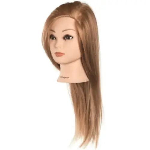 Sibel Gyakorló babafej Anabelle szintetikus világosszőke hajjal 30-50 cm