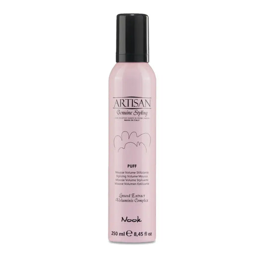 Spumă pentru Volum cu Extract de Semințe de In Fără Efect Încărcat al Părului Nook Artisan Puff 250ml - 250 ml - Păr
