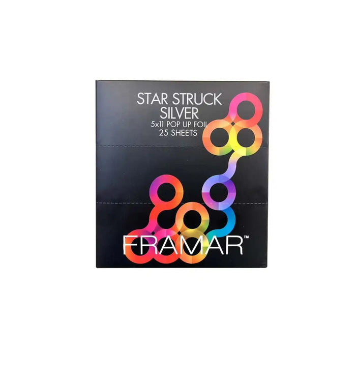 Framar Star Struck Silver Set 25 Folii Pretăiate Embosate Pentru Șuvițe