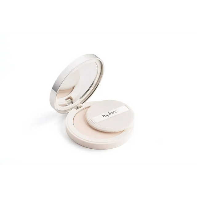 Topface 2 az 1-ben Púder Alapozó – Matt Fedés és 24H Hidratálás Hibátlan Arcbőrért - 001 - Sminkelés