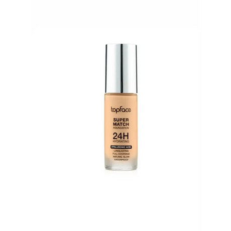 Topface 24H Super Stay Alapozó – Tartós Közepestől Erős Fedés Intenzív Hidratálás Hialuronsavval és Természetes Hatás