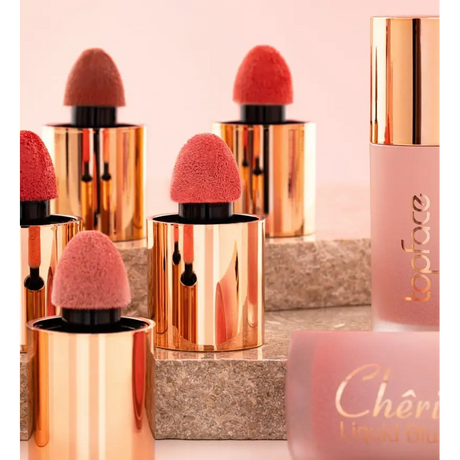 Topface Cherie Folyékony Pirosító – Természetes ragyogás intenzív hidratálás és friss üde arcszín egész nap - Sminkelés