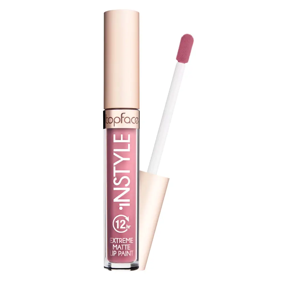 Topface Extreme Matte Instyle Folyékony Rúzs 12H – Intenzív Szín Ultra Matt Finish és Hosszantartó Kényelem - 025
