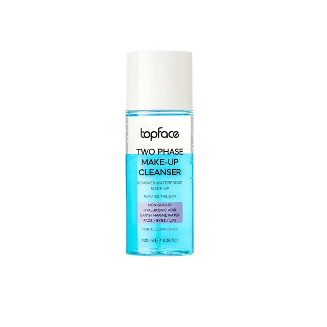 Topface Kétfázisú Sminklemosó 100ml – Gyengéd de rendkívül hatékony sminkeltávolítás a tiszta friss és ragyogó