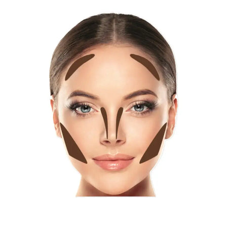 Topface Kontúrecset – Precíz arckontúrozás profi smink tökéletes vonások - Sminkelés