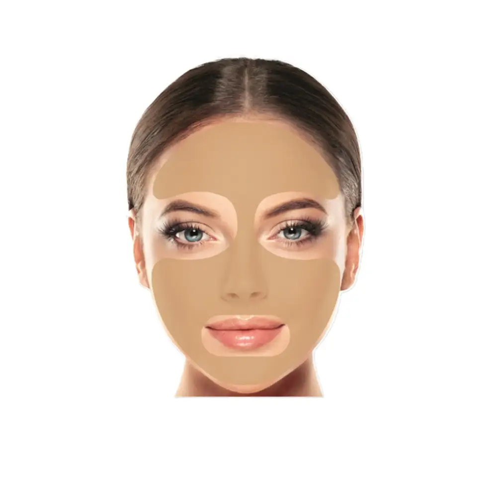 Topface Professzionális Arc- és Testecset – Tökéletes fedés alapozóhoz púderhez és önbarnítóhoz - Sminkelés