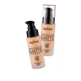 Topface Skin Editor Matte Longlasting Alapozó – 12 Órás Tökéletes Fedés Matt Hatás Könnyű Textúra SPF 20 Védelemmel