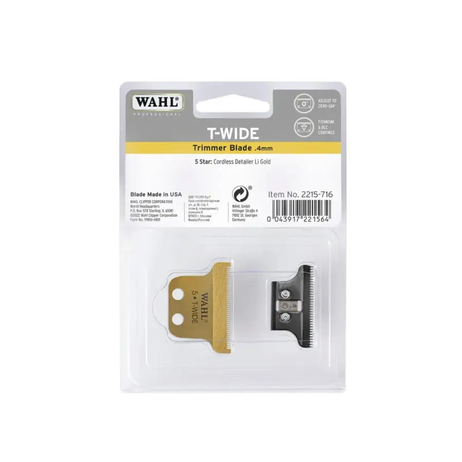 Wahl Detailer Li T-Wide Gold kés
