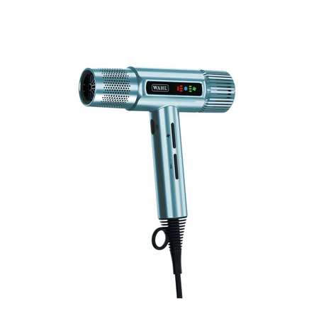 Wahl Vanquish Digital Hajszárító 1600 W-os – IONIC technológia - BLDC motorral - Cool Blue - Gépek