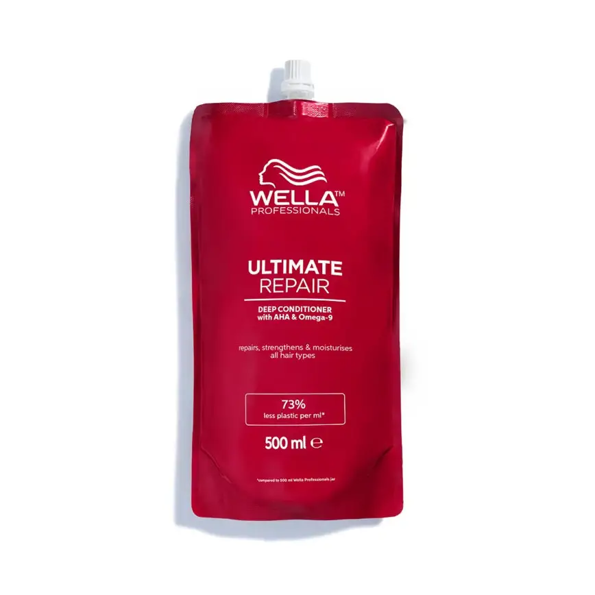 Wella Care Ultimate Javító Kondicionáló Sérült Hajra – 90 Másodperc Alatt Regenerált Selymes Haj - 500 ml Utántöltő