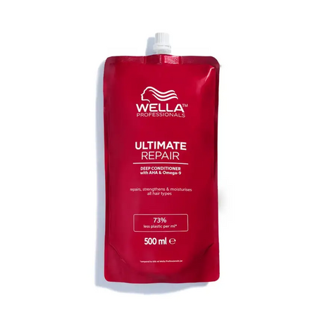 Wella Care Ultimate Javító Kondicionáló Sérült Hajra – 90 Másodperc Alatt Regenerált Selymes Haj - 500 ml Utántöltő