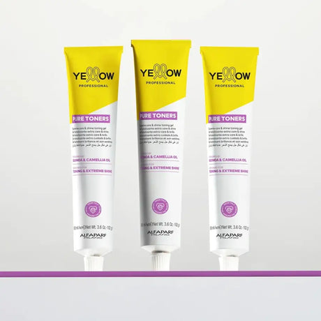 Yellow Professional Pure Toners – Toner Nutritiv fără Amoniac pentru Păr Lucios și Sănătos 100ml - Păr