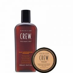 American Crew Csomag Hair & Body Daily Moisturizing Sampon 250ml + Styling hajpomáde 85g