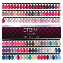 ETB Nails Gél Lakk 415 Charcoal 15ml