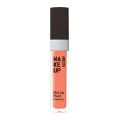 Make up Factory Mat Lip Fluid Longlasting Nude Apricot 26